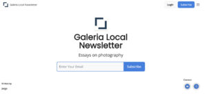 galeria local photography newsletter